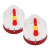 SUPVOX 2pcs Cute Cartoon Kitchen Timer Mechanical Countdown Timers Adorable