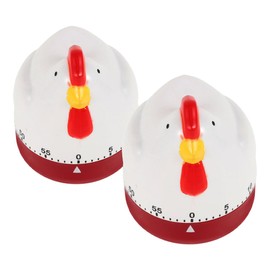 SUPVOX 2pcs Cute Cartoon Kitchen Timer Mechanical Countdown Timers Adorable Bird Design No Charging Required User Friendly for Cooking Baking More