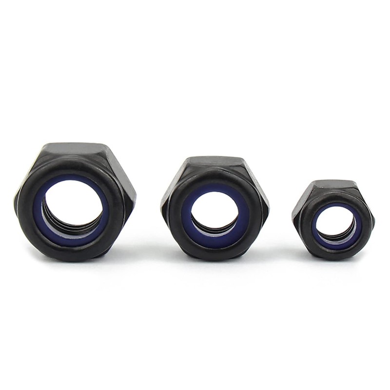 Hex Nuts Locking Nut Standard Low Shape Self-Locking Nut Carbon