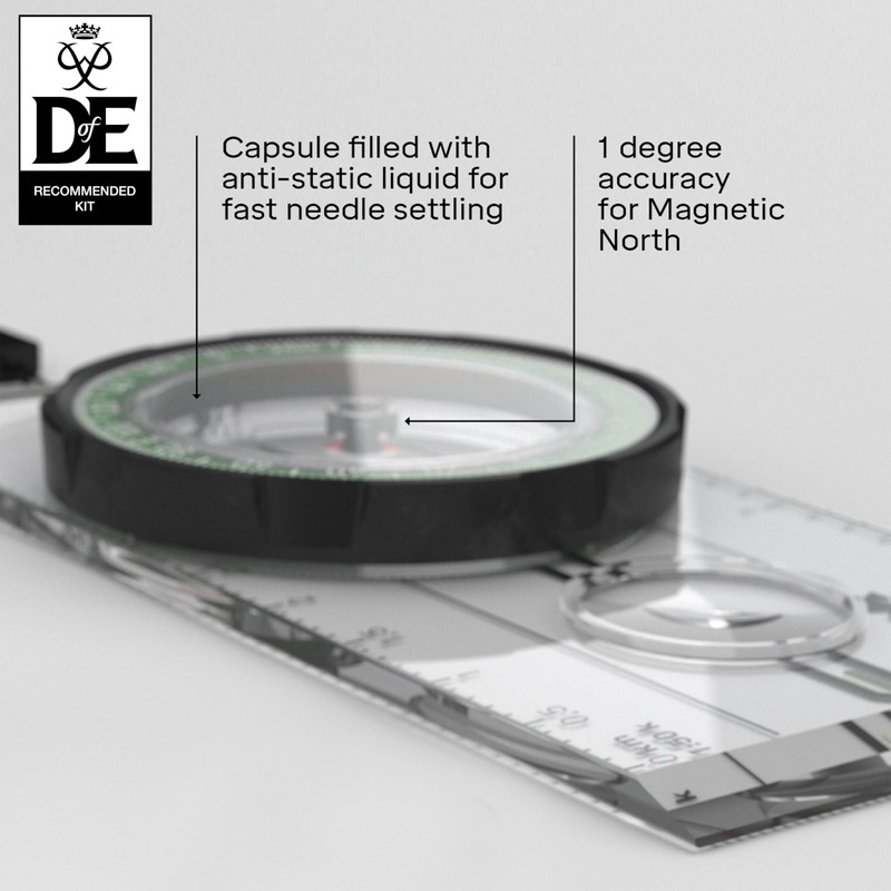 Silva Compass Outdoor - Ranger Hiking Compass - Map Scales