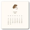 SHADE TREE GREETINGS Hunt 2026 Desk Calendar with Easel for