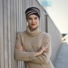 Christine Headwear Shanti Caretech TurbanHeadwear Women Black One Size