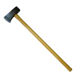 COUNCIL TOOL Splitting Maul - 7 lb Sledge Eye Maul, 36" Straight Wooden Handle with Forged Steel Head, Made in The USA - PR70M