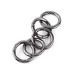 5PCS Zinc Alloy Round Carabiner Spring Snap，snap Hook Clips Hook