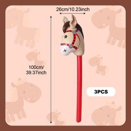 UILYNIU Pack of 3 Inflatable Rod Horse, Inflatable Party Props, Party Supplies, Favors, Balloons, Theme Party, Festival, Cosplay for Christmas, Theme Parties, Carnival, Rock Star (Pack of 3)