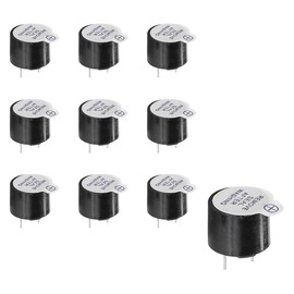 10 Stück FONGKNOX Summer DC 5 V Elektronischer Summer Aktiver Summer Alarm Elektromagnetischer Piepser Magnetischer langer Dauerton Alarmrufer Blau