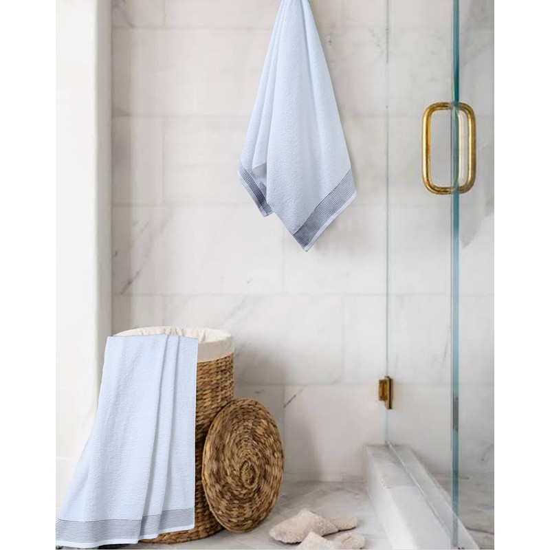 BELIZZI HOME Juego de 2 toallas de baño de gran
