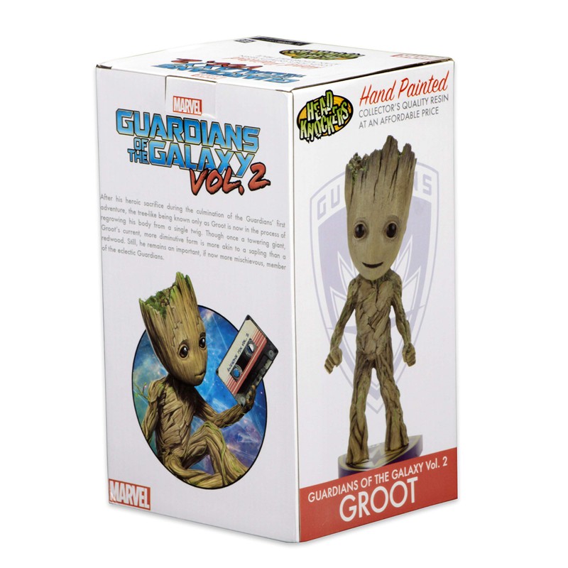 NECA 38716 Guardians of The Galaxy 2-Head Knocker-Groot, 7"