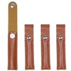 4 Pcs PU Leather Empty Tweezers Pouch Eyelash Extension Tweezer