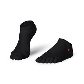Knitido Track & Trail Ultralite Fresh - Thin Sports Toe Socks with Breathable Coolmax® Fibres, grey, 43-46