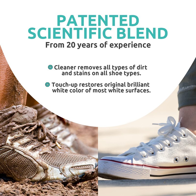 Refreshed Cleaning Kit - 1x Solution, 1 White Shoe Cleaner