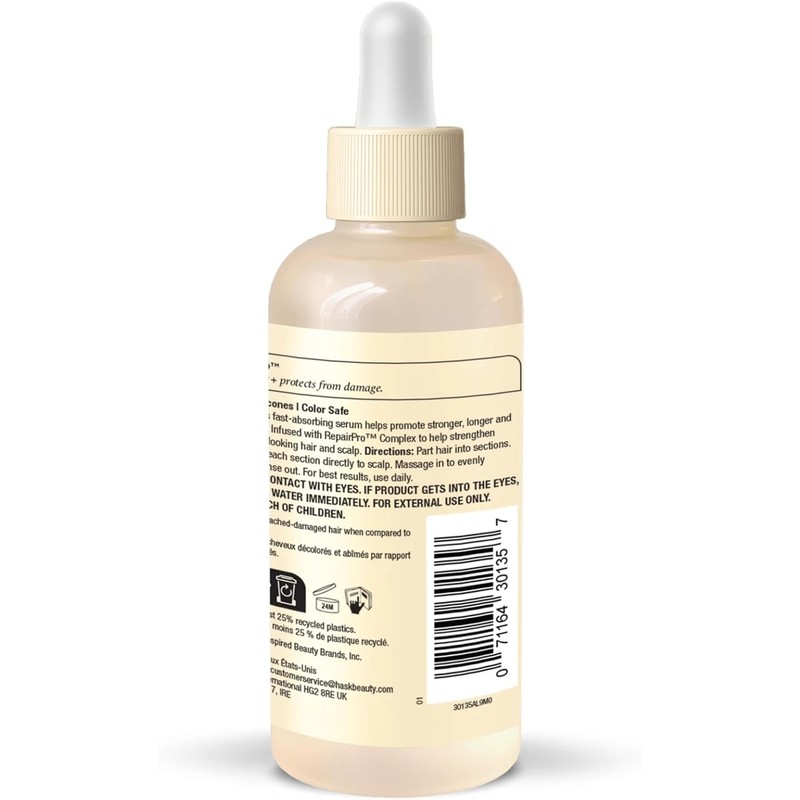 HASK, Longer & Stronger, Suero Capilar, Fortalece y Engrosa el