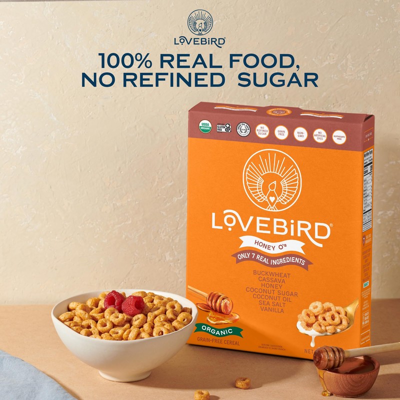 Lovebird, Cereal Honey Grain Free, 7 Ounce