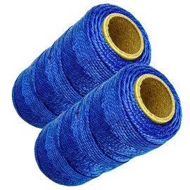 Dapetz ® 2 Pc Blue 70M Builders Building Nylon Brick Line Measuring Masonry Rope String Line | Abrasion and Alkali Resistant | Suitable for Building and Groundwork, Gardening etc.