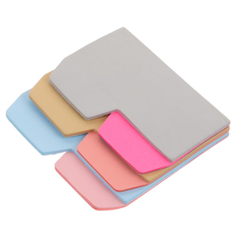 Lurrose 6-Color Index Tabs 90 Pieces Self-Stick Notes for Organizing