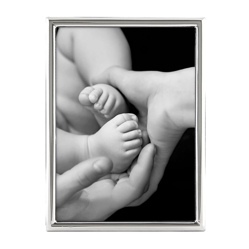 Siena TIZO 2x3 Thin Plain Silver Deco Picture Frame, Boutique