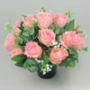 Just Because Flowers Artificial/Silk Flower Arrangement in Grave Pot, with