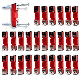 50 Pack Rubber Sound Isolation Clips with Mounting Screws, Full Rubber Soundproofing Blocking Clips,Sound Isolation Clips for Walls and Ceilings Soundproofing Resilient Channel