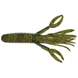 Big Bite Baits 4" Craw Tube/Sprayed Grass (8 Pack)