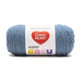 Red Heart Super Easy Blue Jeans Yarn - 3 Pack of 250g / 8.8oz - Acrylic - #6 Super Bulky - 238 Yards - Knitting/Crochet