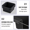 Kinggrand Kitchen 2 Cup Silicone Freezer Trays with Lid 4