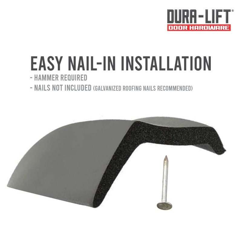 DURA-LIFT Garage Door Foam Bottom Weather Seal for 16' Wide