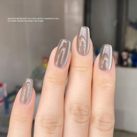 88 types of nail color gel, stone gel, syrup gel, individual nail art gel, self gel nail, 1 piece, 10ml, #73 hazel cream magnetic gel / 88종 네일 컬러젤 지석젤 시럽젤 낱개 단품 네일아트젤 셀프젤네일, 1개, 10ml, #73 헤이즐 크림 자석젤