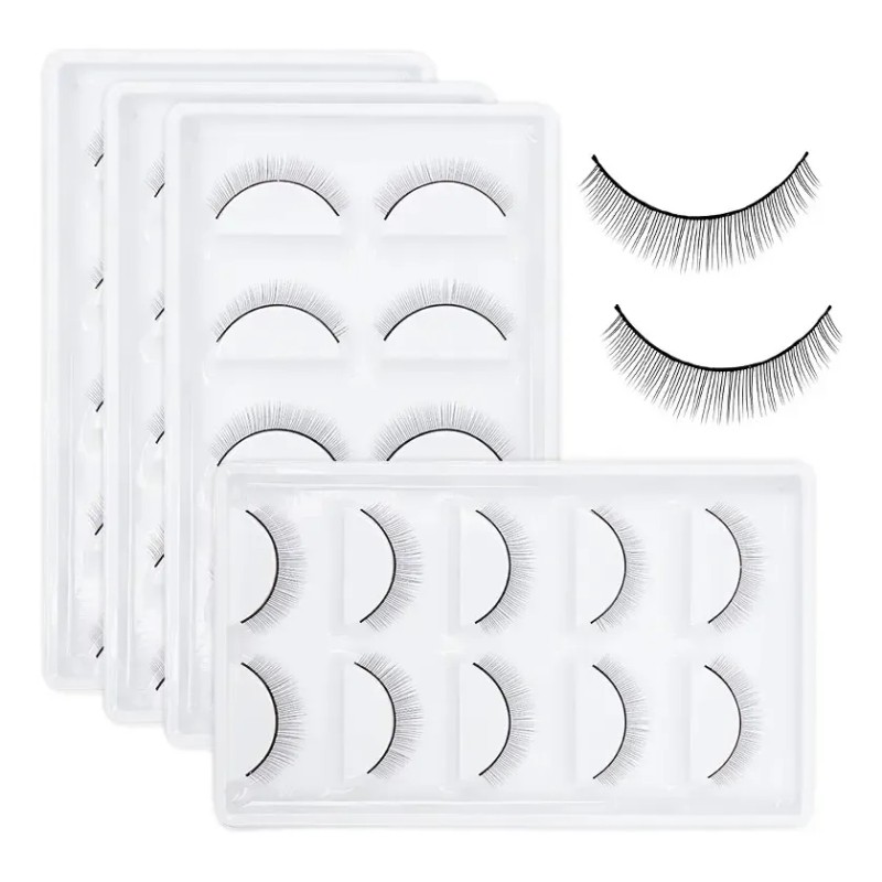 Pestañas Práctica Extensiones Maquillaje Lashista Set 10 Par