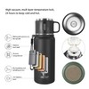 Icesip Stainless Steel Insulated Bottle, 27oz with cup Vacuum Insulated