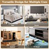 Hiflora Under Bed Blocker for Pets - 11.8" Height x