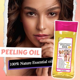 Organic Peeling Oil-Lightweight Body Oil-Gentle Anti Aging Corrector Oils for Face & Body with Jojoba,Camellia & Hyaluronic Acid-Overnight Skin Renewal,Non Greasy Hydration-Holiday Essentials Skincare