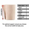 Ace Elastic Bandage Wraps with Hook Closure, Non-Sterile, Latex-Free, 2