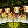 GIGALUMI 8 Pack Solar Pathway Lights, Solar Garden Lights Outdoor