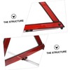 ULTECHNOVO 2pcs Auto Warning Triangle Folding Reflective Safety Sign for