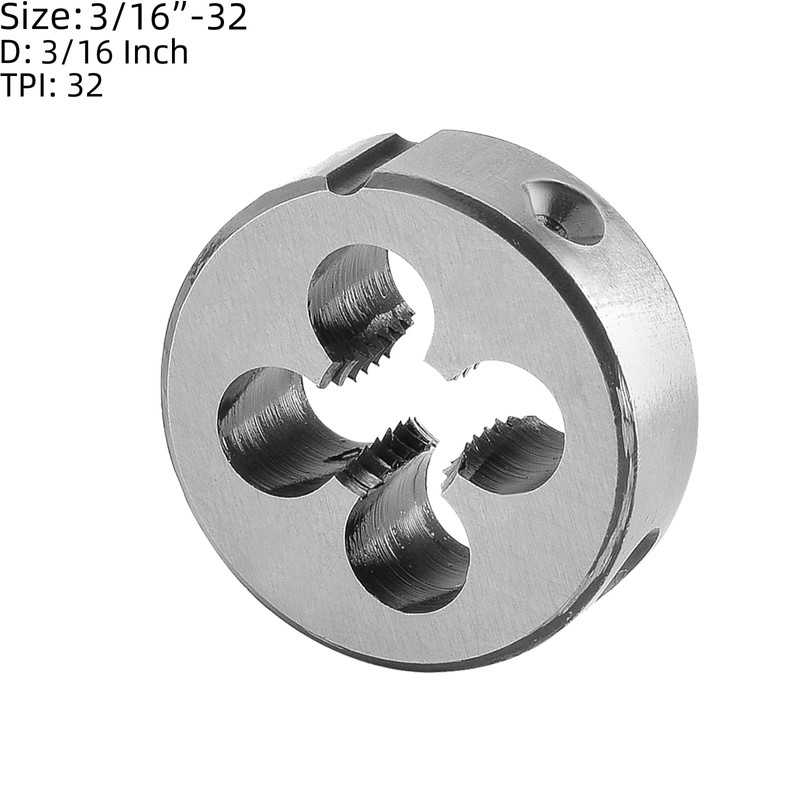 Burkit 3/16"-32 UN Tap and Die Set, 3/16 x 32