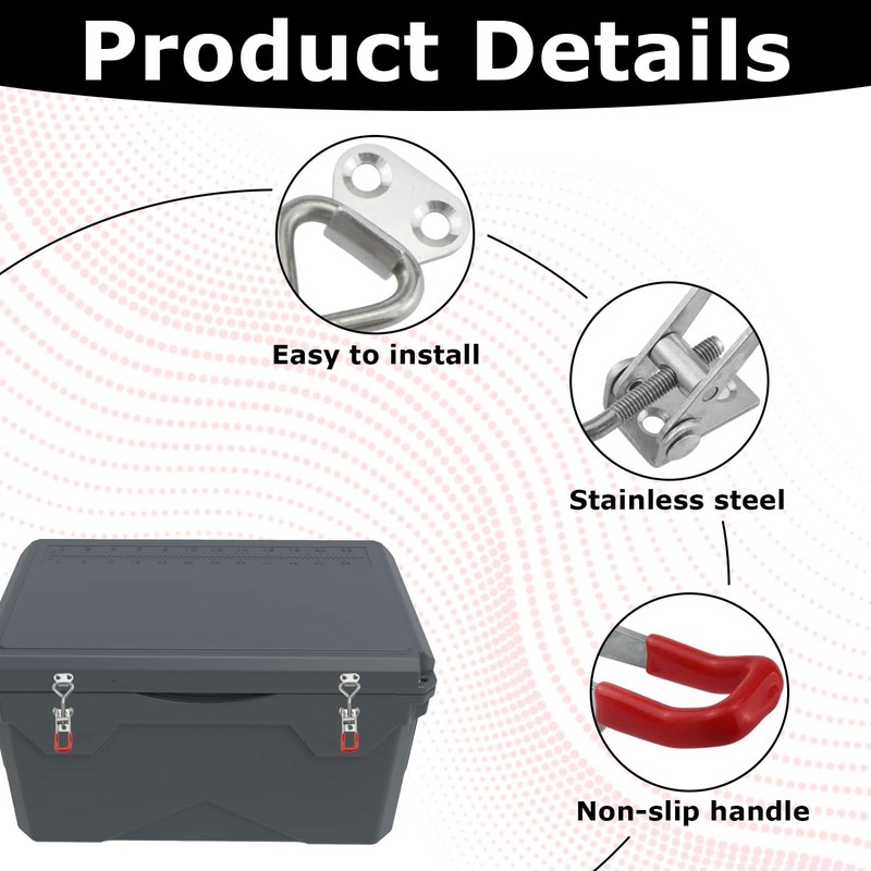 Toggle Latch Clamp 4001,2 Pack Toggle Hasp Latches For Smoker