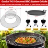 GasSaf 7421 Gourmet BBQ System Griddle for Weber 22 1/2