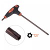 sourcing map T27 Anti Tamper Proof Torx Key T-Handle Dual