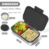 Reeple Stainless Steel Lunch Box, Leak-Proof Metal Bento Box with