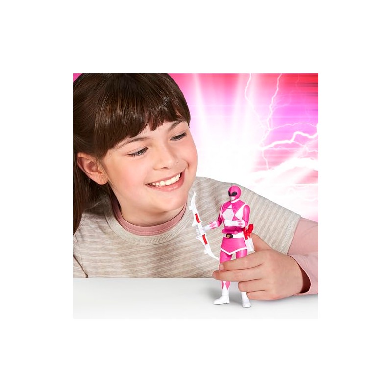 Power Rangers Mighty Morphin Auto-Morphin Pink Ranger Action Figure