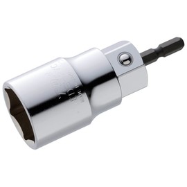 TOP EDS-27C Compact Socket for Electric Drills, 1.1 inches (27 mm), Total Length 3.6 inches (92 mm), Hexagonal for Temporary Fastening, Lightweight, Civil Engineering, Construction Tools, Made in