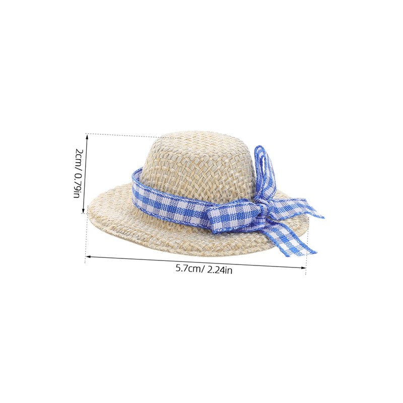 JOINPAYA 8pcs Mini Knit Mini Construction Hat Mini Hat Figure
