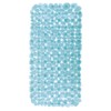 mDesign Soft Bath Mat with Suction Cups - Non-Slip Bath