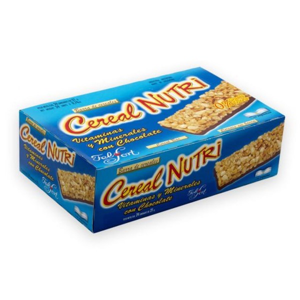 Felfort Cereal NUTRI Cereal Bar by Felfort with Rice, Corn, Oats & Peanuts, 24 x 21 g / 24 x 0.74 oz
