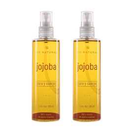 LIV NATURAL Set de 2 Aceite de Jojoba orgánico LIV NATURAL 125 ml cada uno