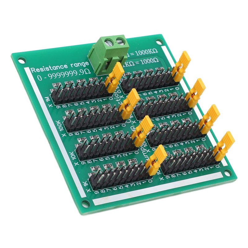 AMONIDA Resistor Board, Accurate 0 to 9999999.9Ω Easy Wired Programmable