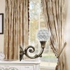 Tiardey 2 PCS Clear Crystal Curtain Holdbacks Wall Mounted Tassel
