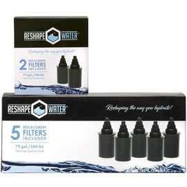 Reshape Water Pitcher Filter Replacement Cartridge (2 Pack)