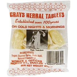 Grays Herbal Tablets - Each 60g Bags (6 x 60g Bags)