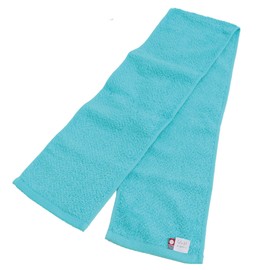 Imabari Towel Certified Scarf Towel, Sports Towel, Pushing Activity, Outdoors, Mountain Climbing, Swim Towel, Sports, Organic, Sustainable, 5.9 x 43.3 inches (15 x 110 cm), Scarf Towel, Light Blue